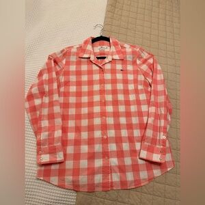 Vineyard Vines Pink Checkered Shirt